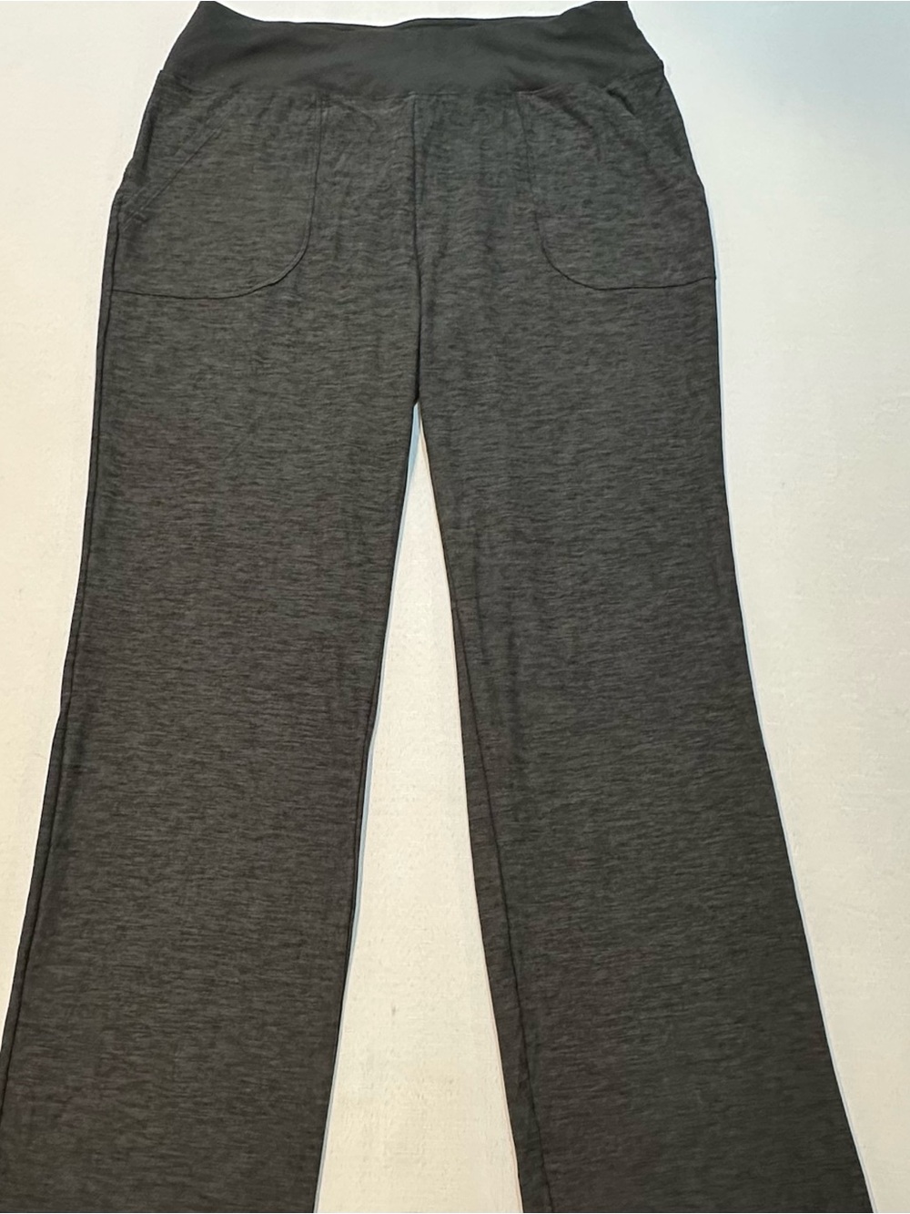 Vively Gray Wide Leg Lounge Yoga Pants Large